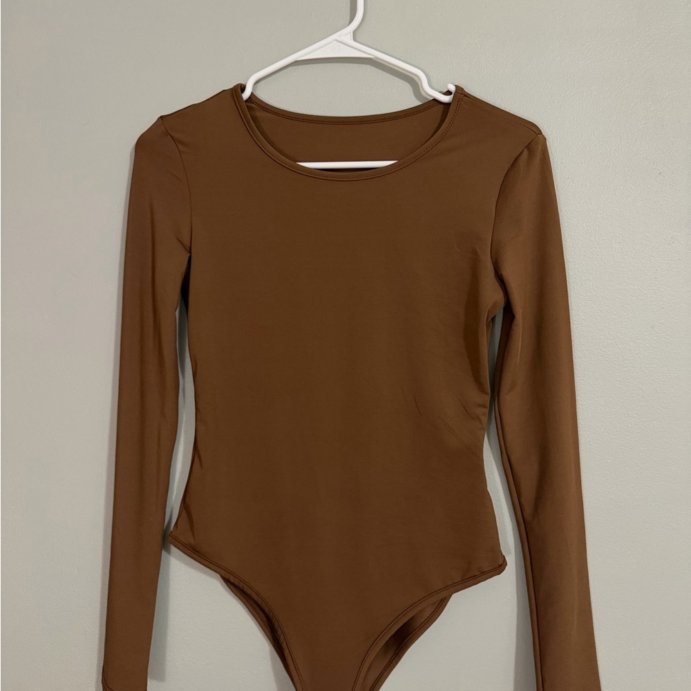 Brown Long Sleeve Kids One Piece